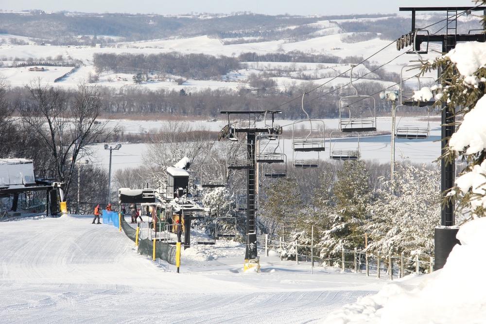 Skiing at Granite Peak Ski Area in Wisconsin