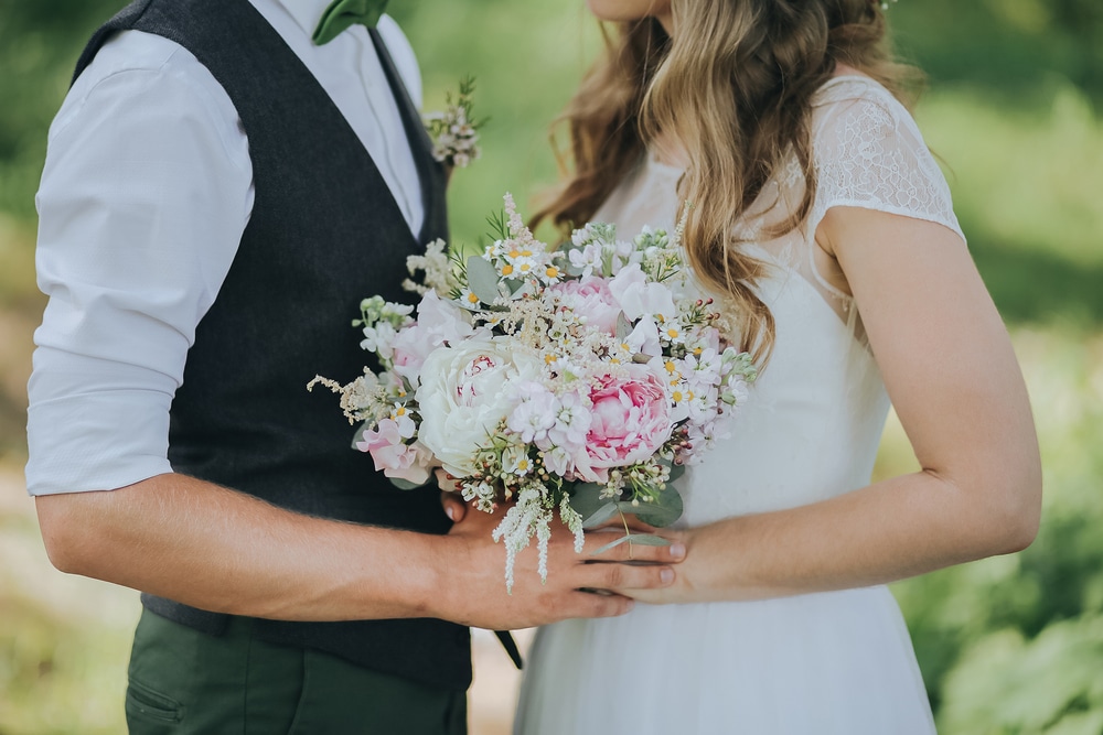 A couple in the middle of the best St. Augustine Elopement