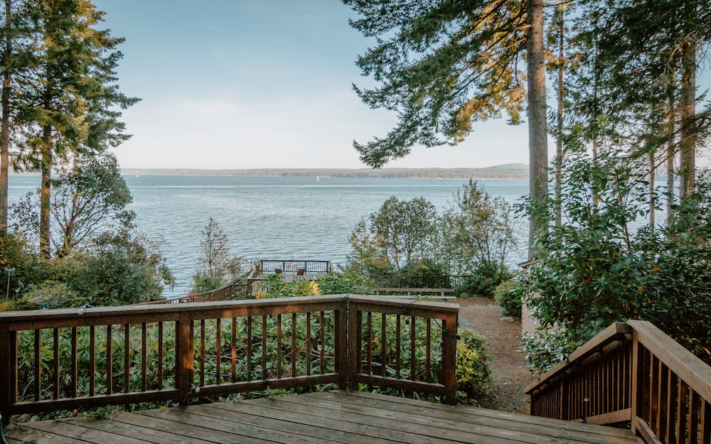 Waterfront view from one of the top Port Angeles Vacation rentals