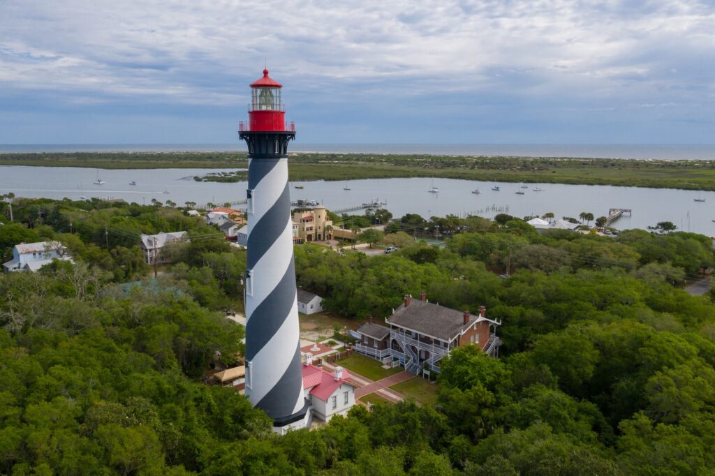 The St. Augustine Lighthouse is one of the most iconic things to do on the Florida coast
