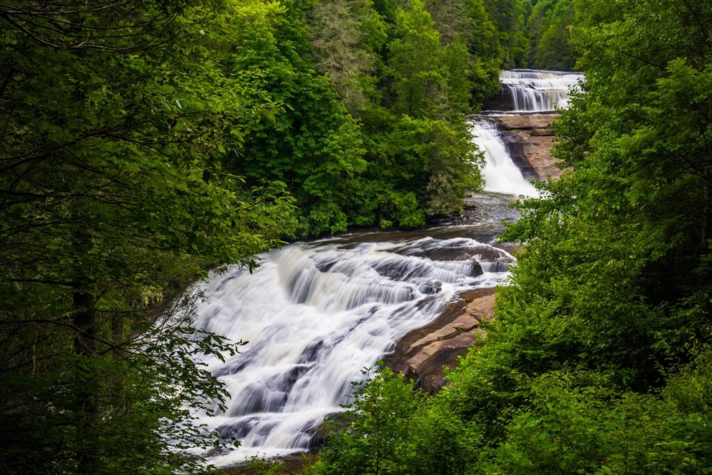 Tripe Falls Waterfall in North Carolina