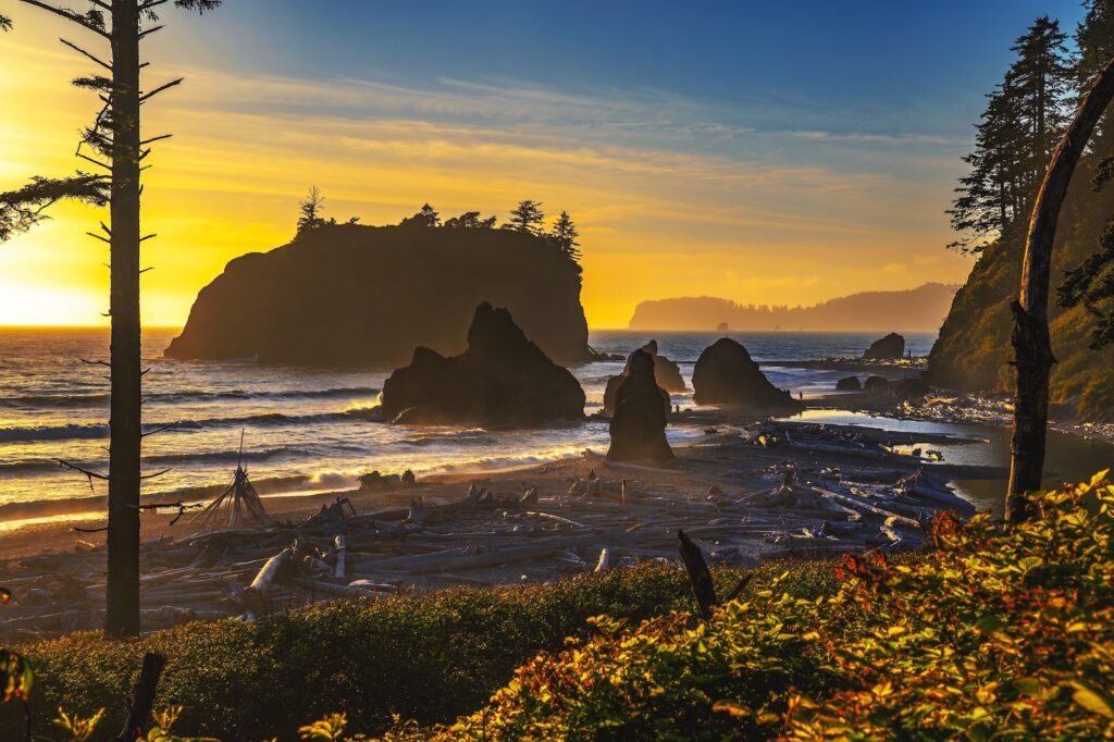 Ruby Beach is one of the most iconic Olympic National Park Beaches