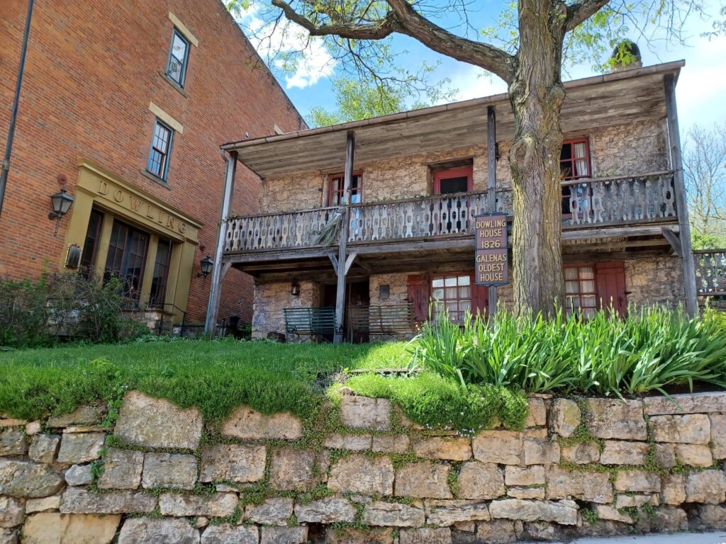 The Dowling House is Galena's Oldest House