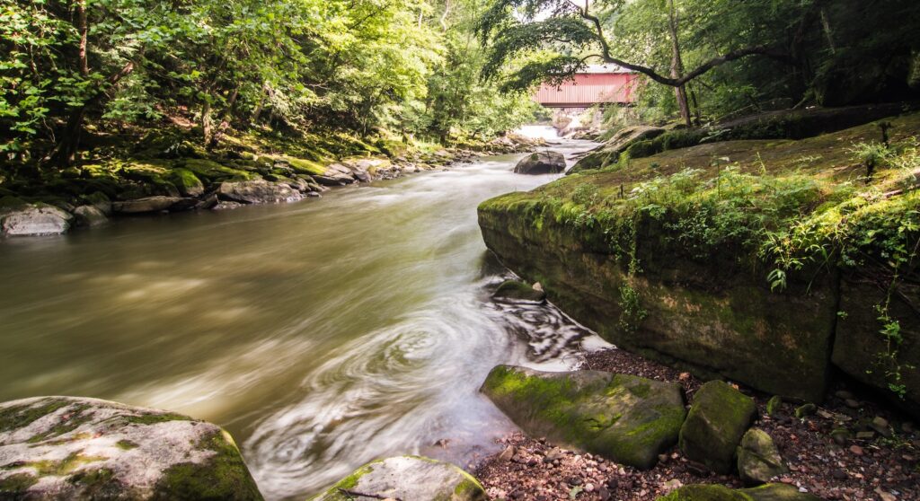 McConnells Mill State Park, the iconic Covered Bridge