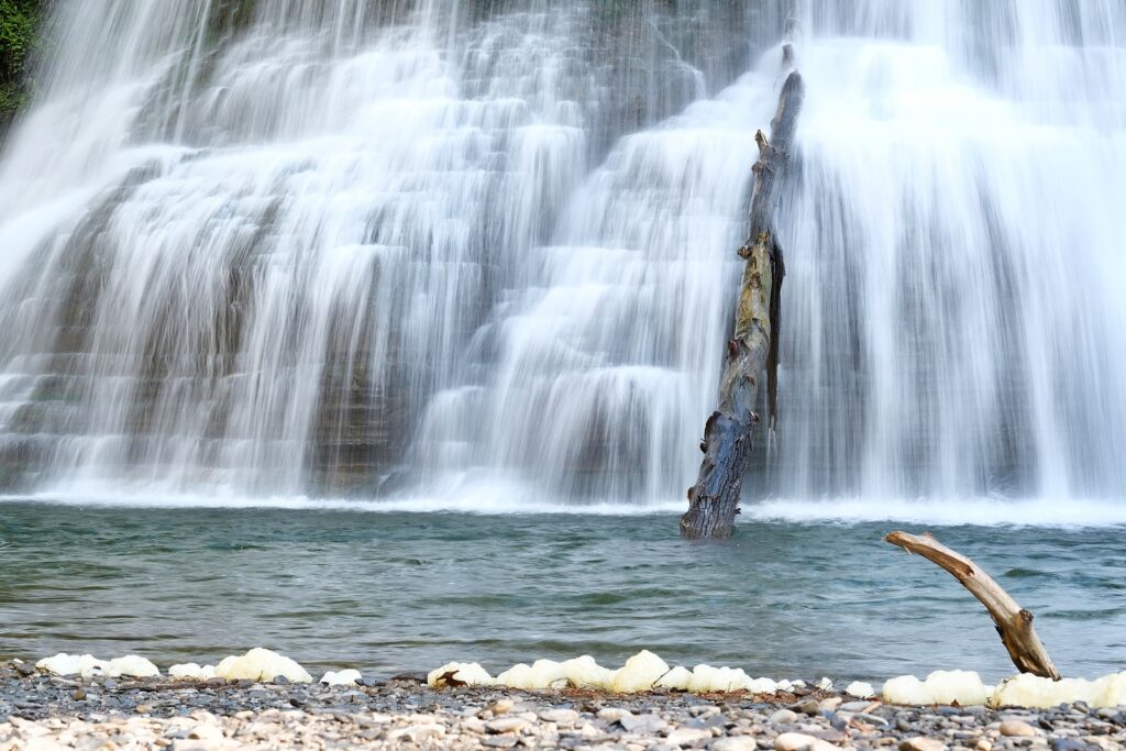 Waterfall at Robert Treman State Park.