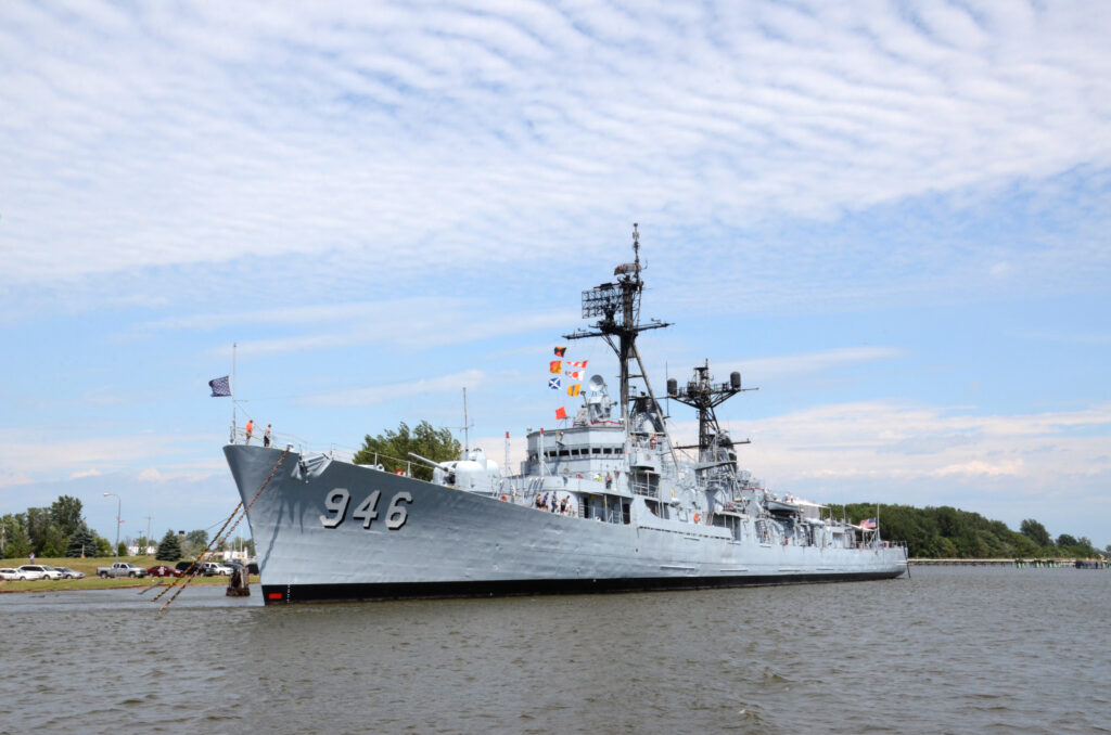 The USS Edson, a flaoting museum in Bay City, is one of the highlights on a Bay City Boat Lines excursion.
