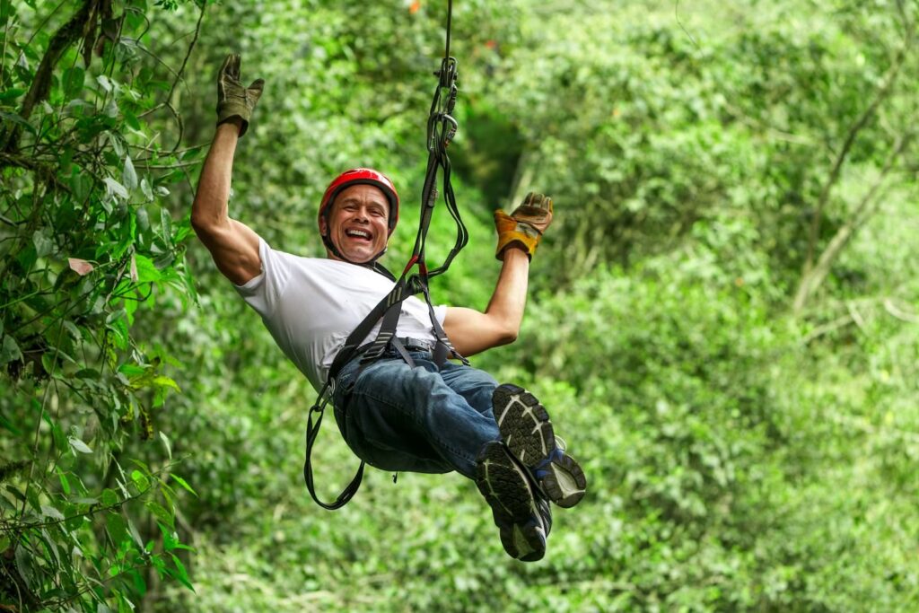 ziplining in Galena with Long Hollow Canopy Tours