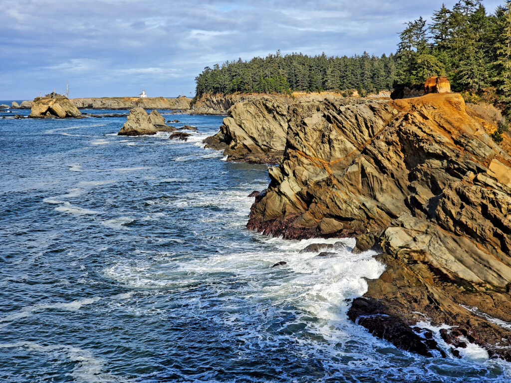 Shore Acres coastline, one of the best things to do in Coos Bay