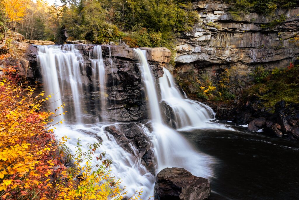 Blackwater Falls fall foliage
