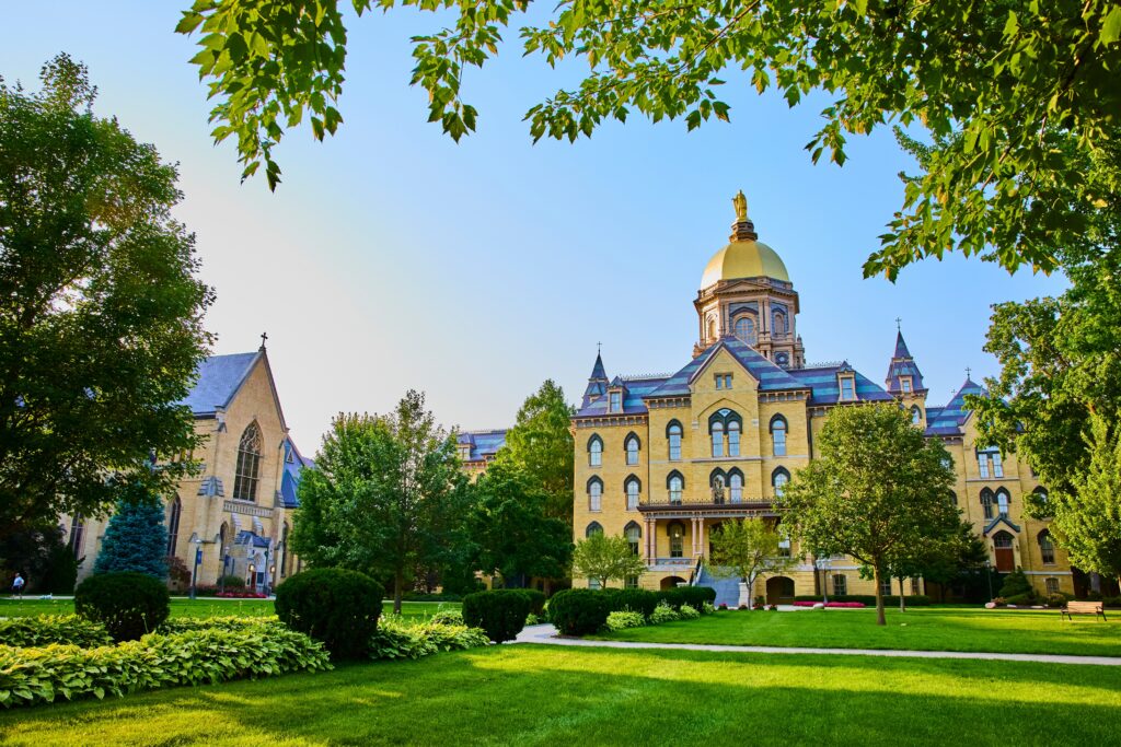 Heading to Notre Dame is always one of the best things to do in South Bend Indiana